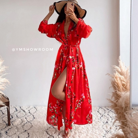 ZARA long floral dress - Picture 2 of 13